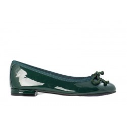 Green patent leather...
