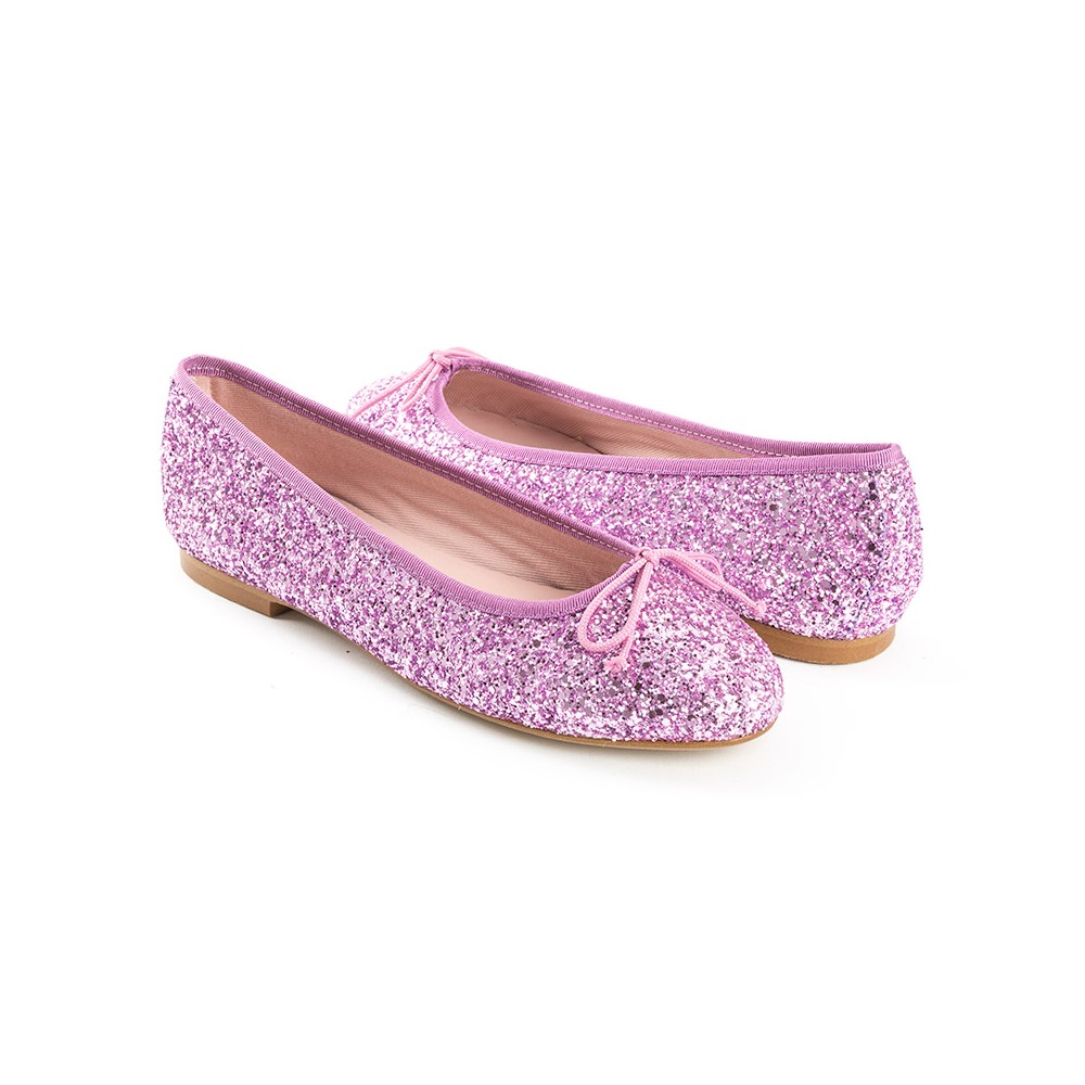 maravilloso Tener un picnic Negociar Bailarina Plana Glitter Rosa | OUTLET Zapatos Mujer | Las Bailarinas de  Eloisa