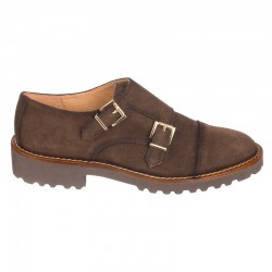 Zapato Oxford serraje marrón